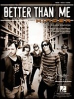 Better Than Me - PVG - Vocal Hal Leonard Piano, Vocal & Guitar