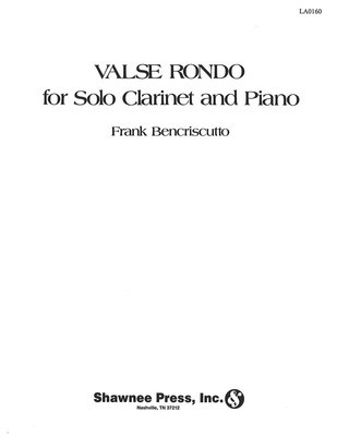 Valse Rondo Clarinet Solo - Clarinet Hal Leonard Clarinet Solo