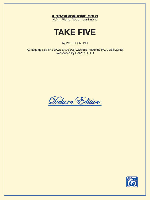 Take Five Alto Sax/Piano