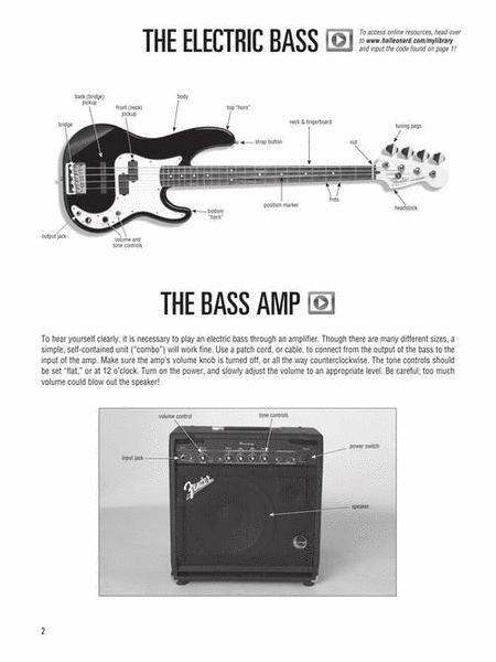 Hal Leonard Bass Method Book 1: Deluxe Beginner Edition - Bass Guitar/Audio Access Online Hal Leonard 1100122
