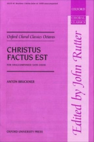 CHRISTUS FACTUS EST SATB UNACCOMP