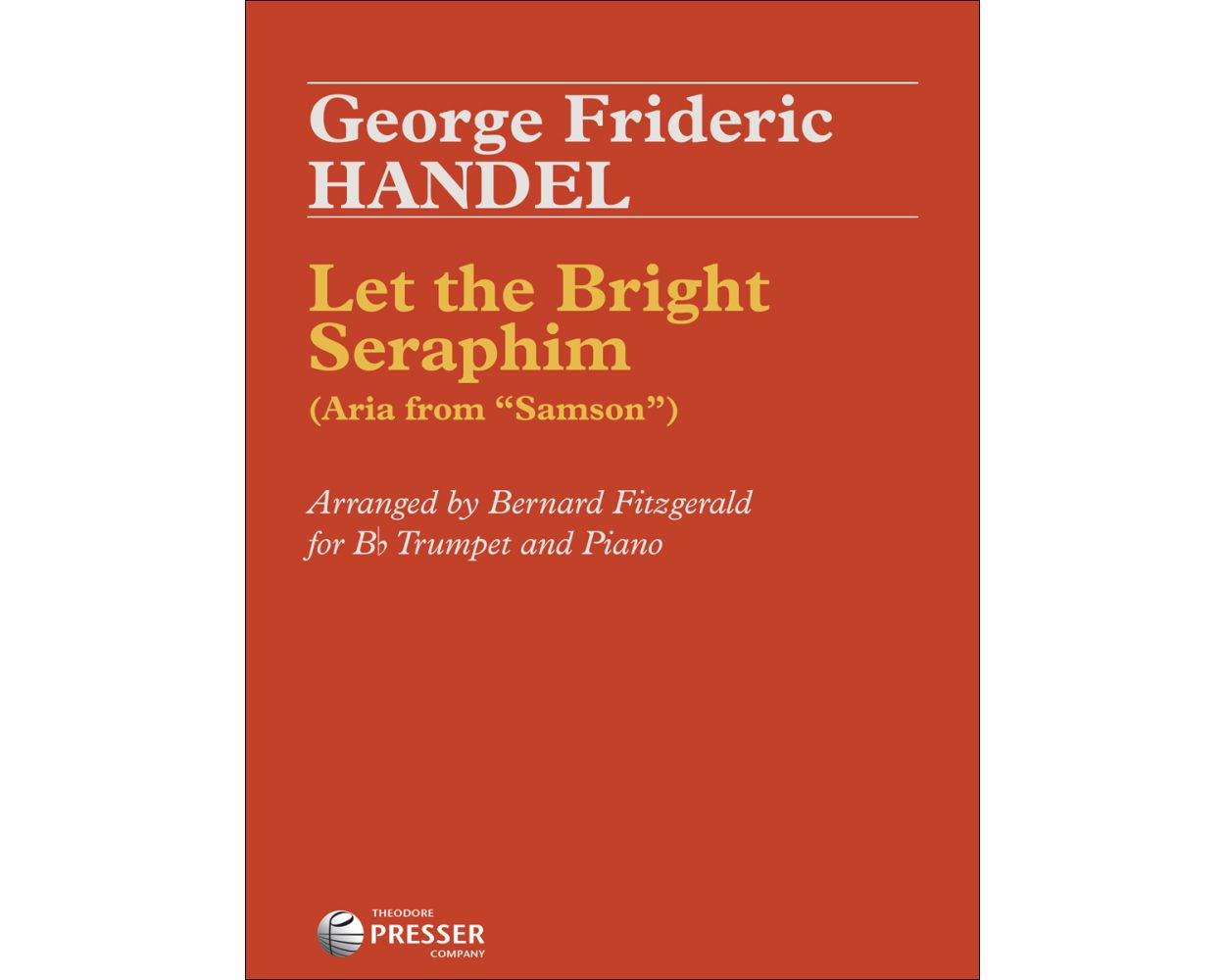 Let the Bright Seraphim Trumpet/Piano - Handel