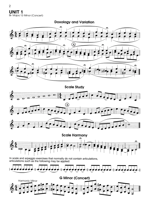 Artistry of Fundamentals for Band B Flat Trumpet