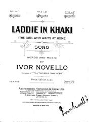 Laddie In Khaki - F Major Vocal/Piano (Digital Download)