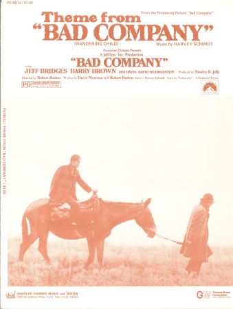 Theme from Bad Company (Wandering Child) - Piano Solo (Digital Download)