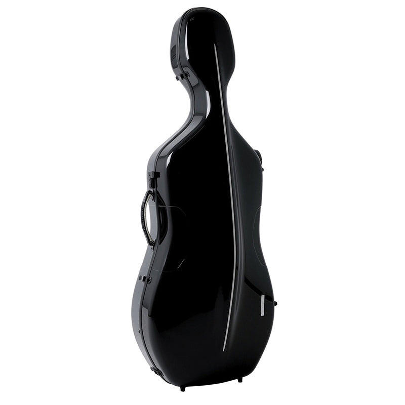 GEWA Air 3.9 Cello Case Black Gloss with Blue Interior