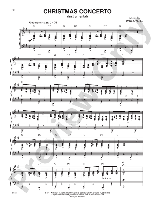 Christmas Concerto - DSM-PS-0010905 - Piano (Digital Download)