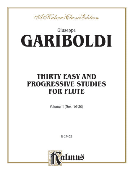 30 Easy and Progressive Studies for Flute Vol 2