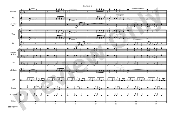 Margaritaville (Arr. Doug Adams) – Marching Band Conductor Score & Parts (Digital Download)