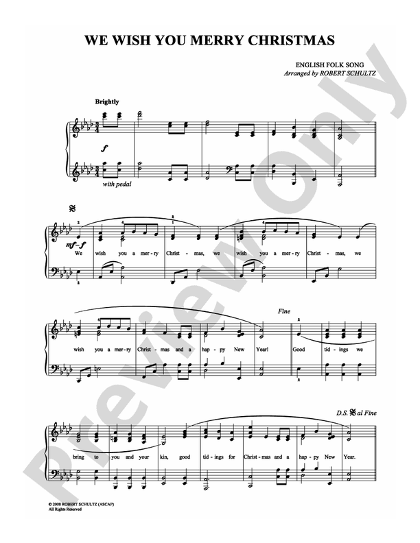 We Wish You a Merry Christmas - PVG - Traditional (Digital Download)