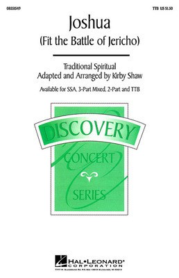 Joshua! (Fit the Battle of Jericho) - TTB Kirby Shaw Hal Leonard Choral Score Octavo
