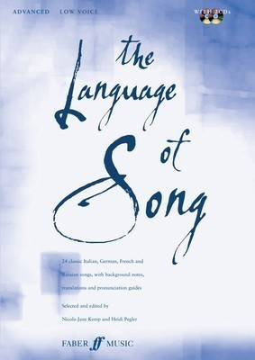 LANGUAGE OF SONG: ADVANCED LOW VOICE BK/CD