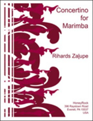 Concertino Marimba/Orch Piano Reduction - Rihards Zalupe - Marimba HoneyRock