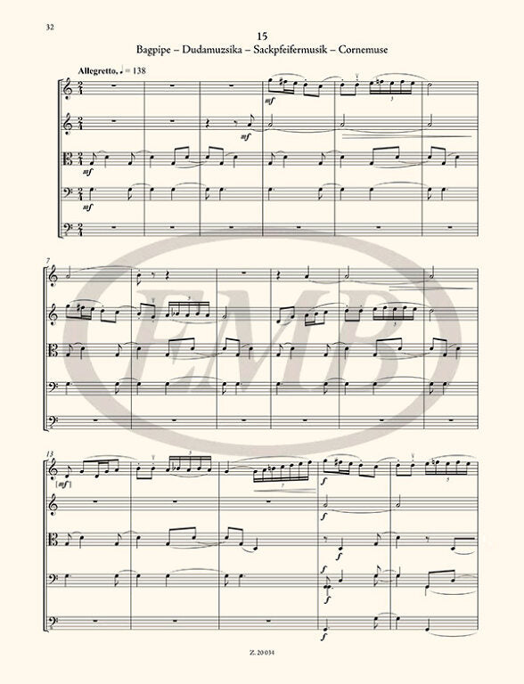 Bartok - The Microcosm of String Ensemble Music Volume 4 - String Orchestra edited by Soos/Borsos EMB Z20034