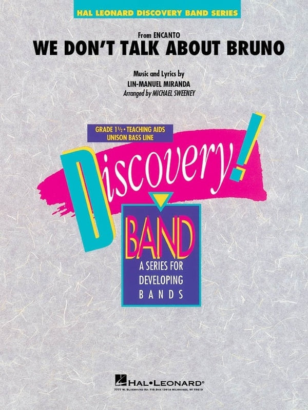 Miranda - We Don't Talk About Bruno - Concert Band Grade 1.5 Score/Parts Hal Leonard 4007594
