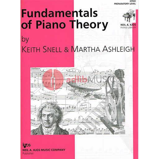 Fundamentals Of Piano Theory Prep Level - KJOS