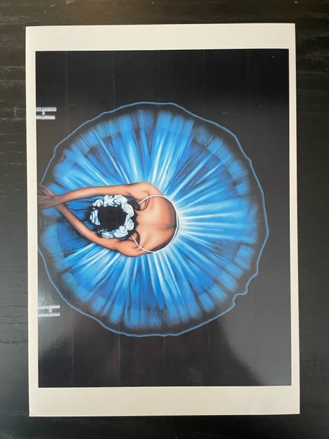 Poster Ballerina in Blue