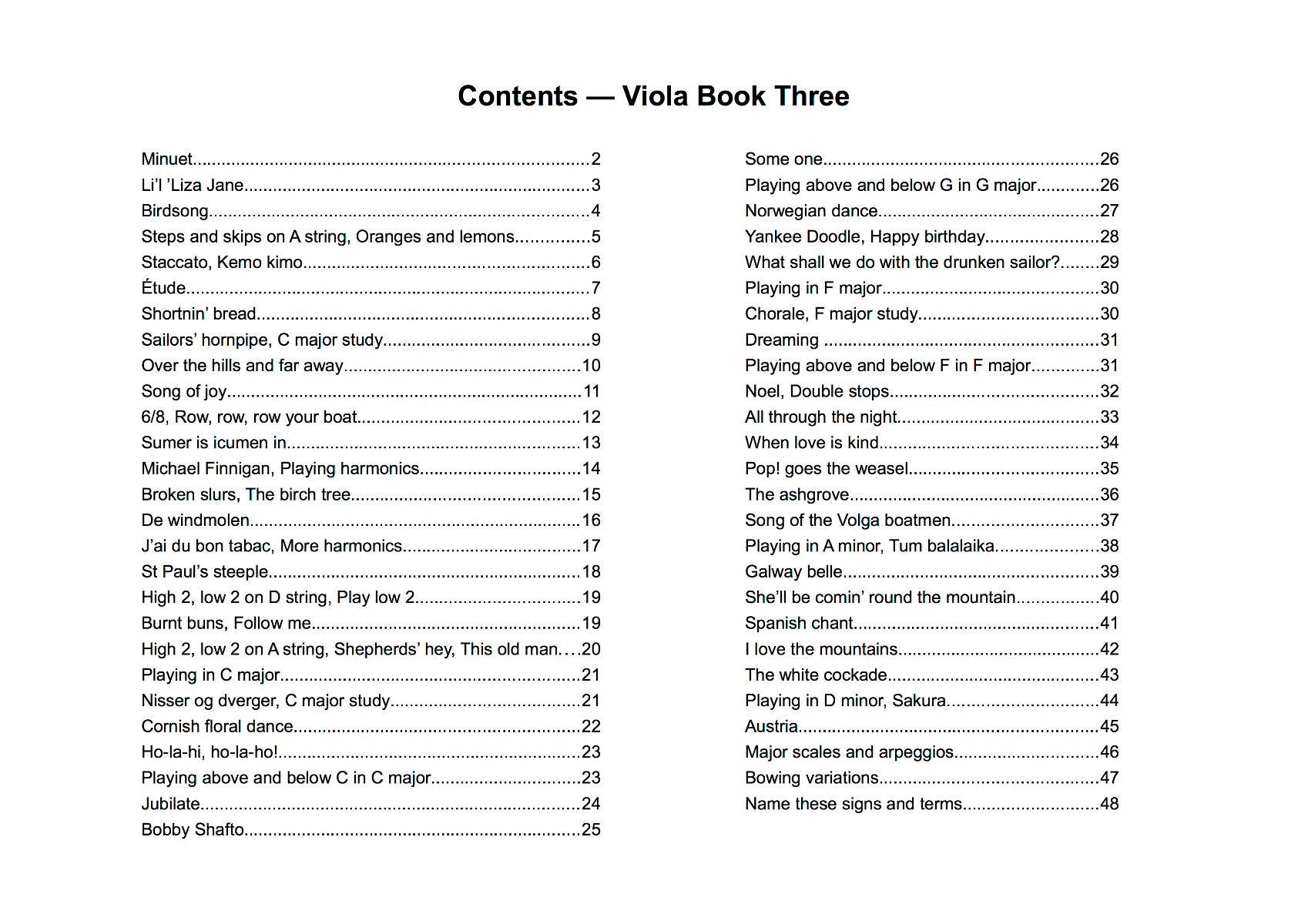 Flying Start for Strings Book 3 - Viola by Thorp Flying Strings FS044