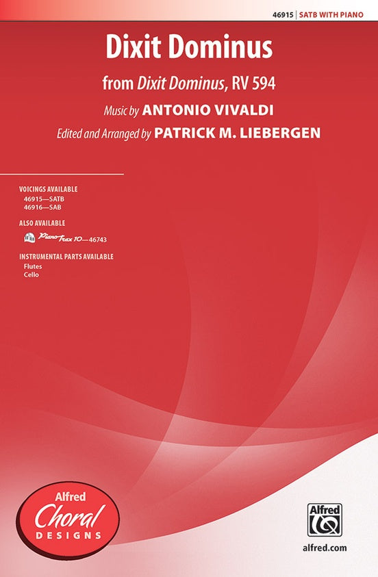 Dixit Dominus – SATB Choral Octavo (Digital Download)