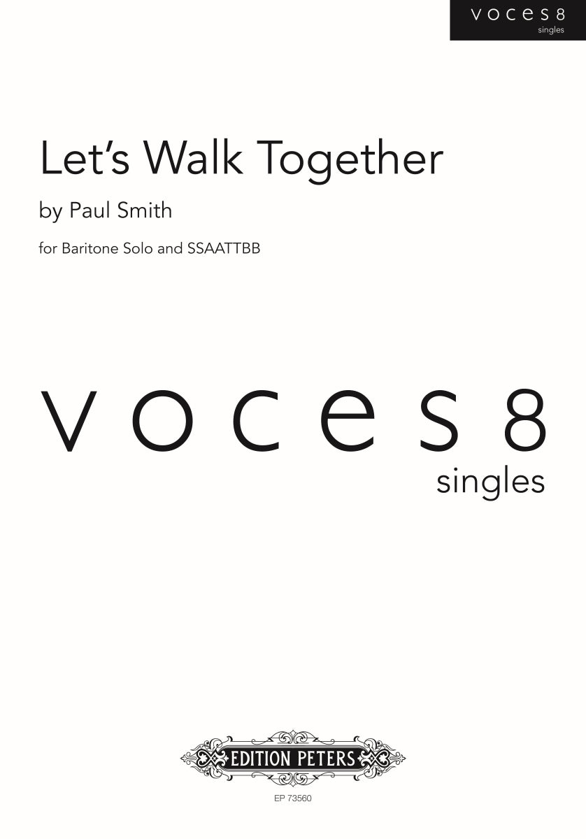 Let's Walk Together - SATB Choral Octavo/Baritone Voice (Digital Download)
