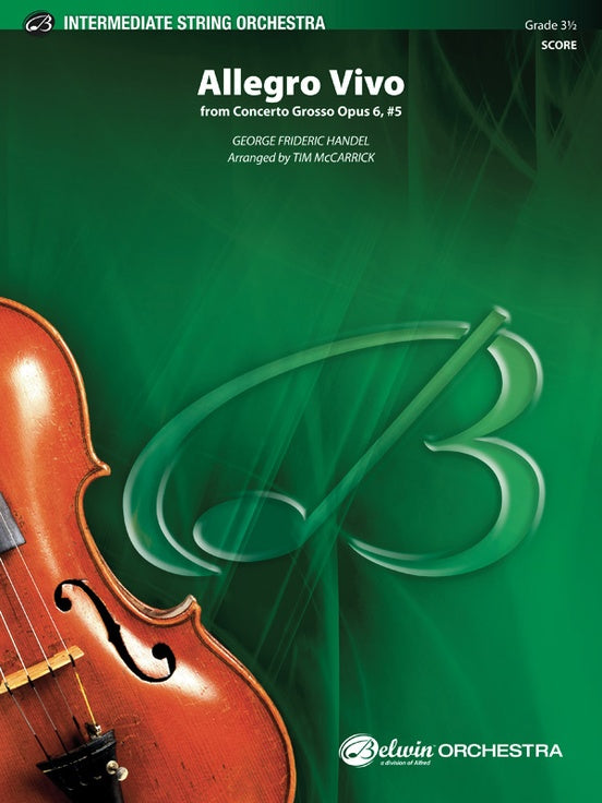 Allegro Vivo – String Orchestra Conductor Score & Parts (Digital Download)
