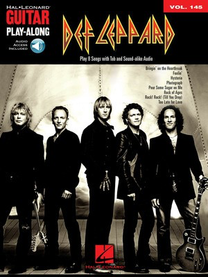 Def Leppard - Guitar Play-Along Volume 145 - Guitar Hal Leonard Guitar TAB with Lyrics & Chords /CD