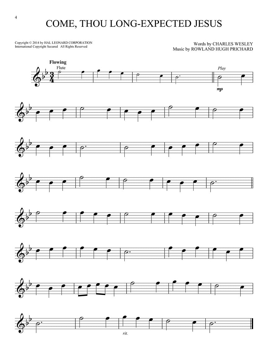 Christmas Carols - Flute Easy Instrumental Play-Along Book/OLA
