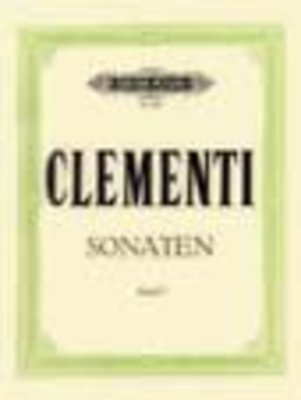 Clementi - Sonatas Vol. 1 - Piano Solo - Peters EP146A