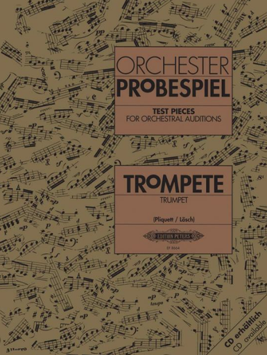 Test Pieces For Orchestral Auditions - Trumpet - Various - Peters EP8664