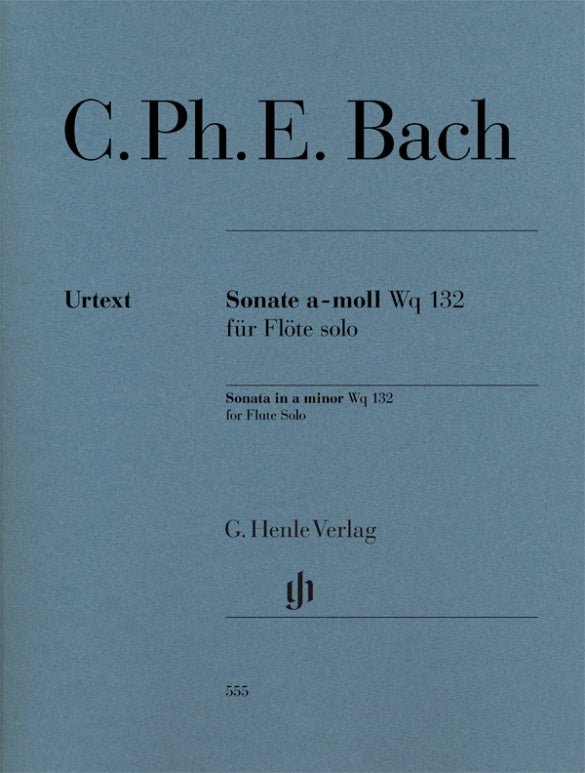 Bach CPE - Sonata in Amin Wq132 - Flute Solo Henle HN555