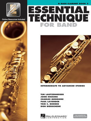 Essential Technique For Band Bk3 Bass Clar Eei - Bb Bass Clarinet - Bass Clarinet Various Hal Leonard /CD