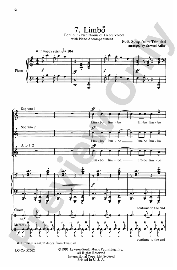 Round the Globe (Part 3) - SSAA Choral Octavo (Digital Download)