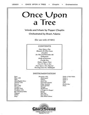 Once Upon a Tree - Orchestration - Pepper Choplin - Shawnee Press Score/Parts