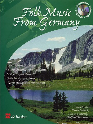 Folk Music from Germany - 7 Pieces for Clarinet Book/CD Pack - Various - Clarinet De Haske Publications /CD