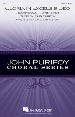 Gloria in Excelsis Deo - John Purifoy - SSA Hal Leonard Choral Score Octavo