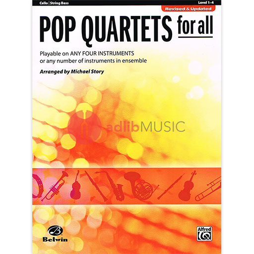 Pop Quartets for All Cello