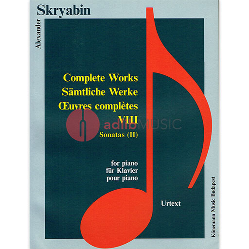 Complete Works Volume 8 (Sonatas II) - Piano Solo Konemann K264