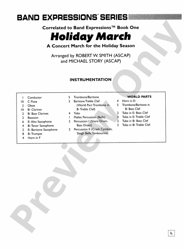 Holiday Mash-Up (as featured on Glee) - Concert Band Conductor Score & Parts (Digital Download)