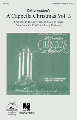 ReGeneration's A Cappella Christmas Vol. 3 - SATB divisi Hal Leonard Choral Score Octavo
