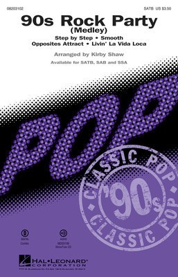 90s Rock Party - (Medley) - SSA Kirby Shaw Hal Leonard Choral Score Octavo