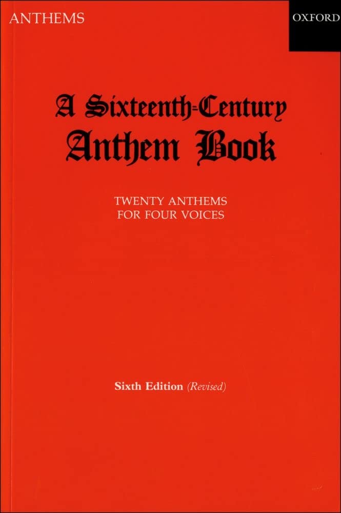 Sixteenth Century Anthem Book SATB