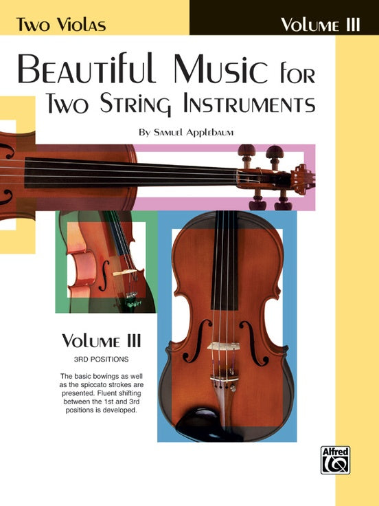 Beautiful Music for Two String Instruments Volume 3 - Two Violas
