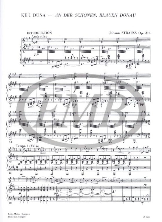 Strauss - Album - Violin/Piano Accompaniment EMB Z3481