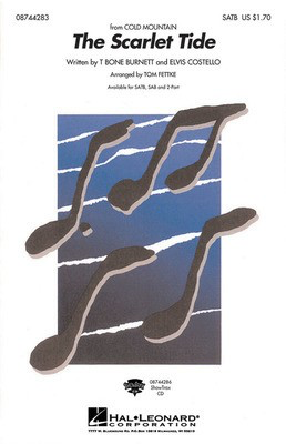 The Scarlet Tide - SATB Tom Fettke Hal Leonard Choral Score Octavo
