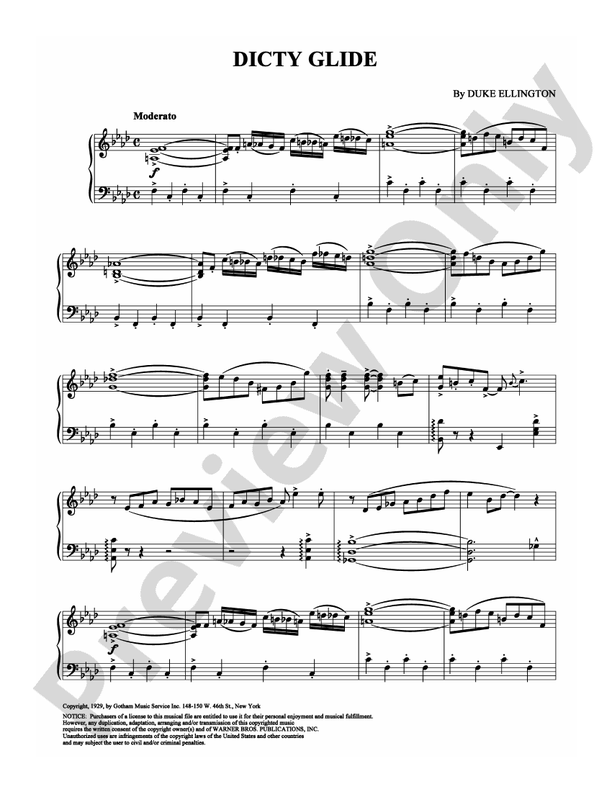 Dicty Glide - Piano (Digital Download)