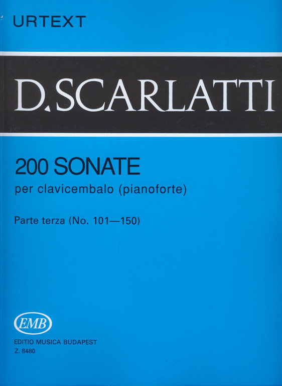 Scarlatti - 200 Sonatas Volume 3 #101-150 - Piano Solo EMB Z8480