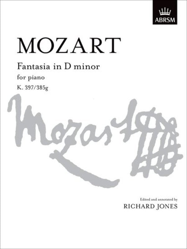 Mozart Fantasia in D minor K 397/K 385g for Piano