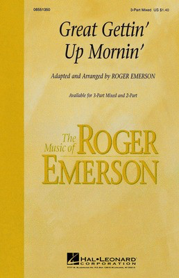Great Gettin' Up Mornin' - 3-Part Mixed Roger Emerson Hal Leonard Choral Score Octavo