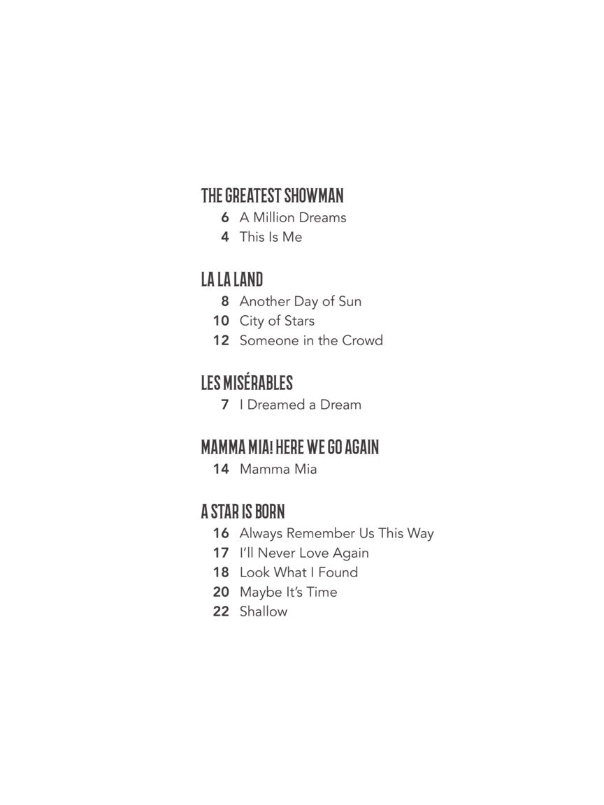 Songs from A Star Is Born, La La Land, The Greatest Showman and More Movie Musicals for Violin - Hal Leonard - 287964