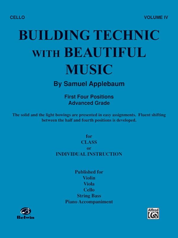 Building Technic with Beautiful Music Book 4 Cello